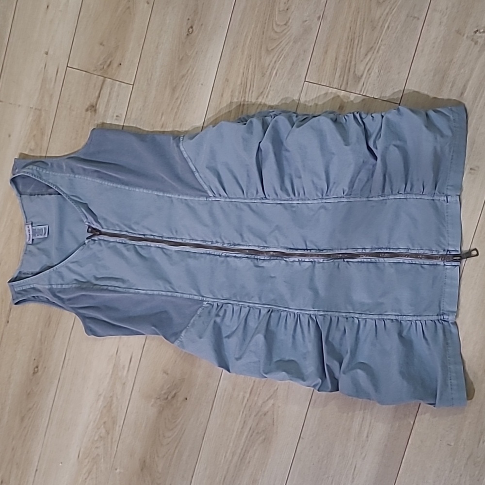 Wearables Women's Sleeveless Cotton Dress Blue Size M